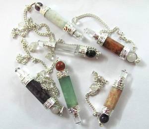 Natural Gemstone 3pcs Pendulums Mix Gemstone Pendulums for Sale Supplied by Vendor - Product Image 1