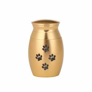 Minicabezal para perros y gatos, urna de cremación de aluminio - Product Image 1