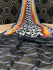 Saree ethnique vêtement de fête porter des femmes de mariage porter avec chemisier en gros bas prix Georgette lourde broderie séquence travail apparelgarment - Product Image 2