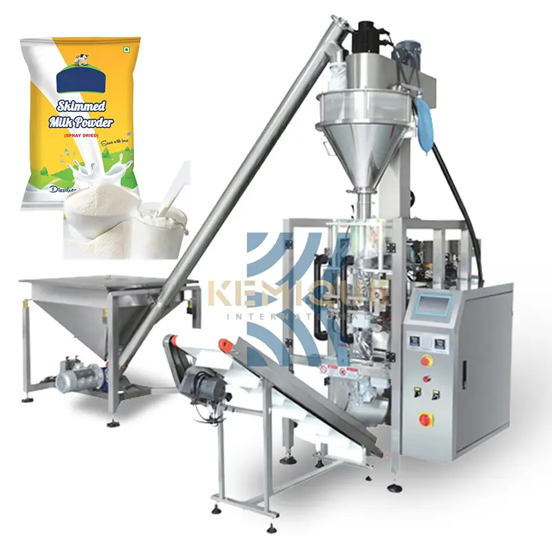 Powder packaging machine automatic for detergent spice moringa powder with 3 side 4 side