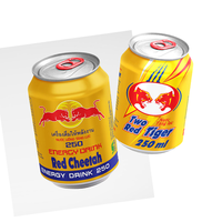 Boisson énergétique rouge Taurine saveur de Fruit Vietnam au prix le plus bas