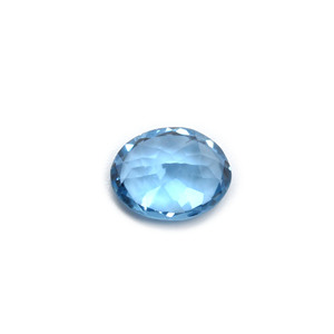 Piedra preciosa suelta de corte ovalado facetado cabujón de Topacio Azul Londres Natural de 4,25 quilates - Product Image 6