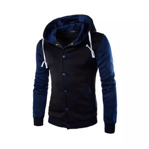 Veste universitaire à capuche sur mesure pour hommes, style hiver décontracté avec fermeture à glissière, rembourrage en coton respirant grande taille - Product Image 5
