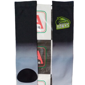 2023 calcetines deportivos sublimados personalizados de longitud completa absorbente de sudor atletismo algodón 100% poliéster Spandex sublimación personalizable - Product Image 1