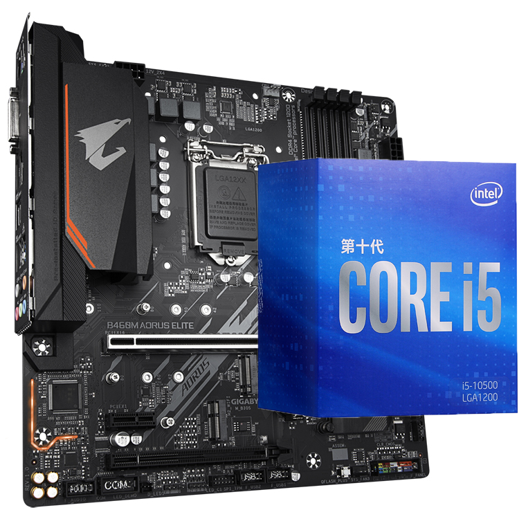 GIGABYTE B460M AORUS ELITE Micro-ATX Gaming Motherboard for