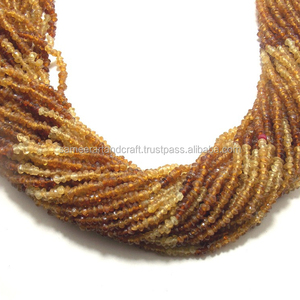 Cuentas de Gomed naturales hechas a mano con forma de Rondelle, Rosario con cuentas, regalo de moda para ella, hebras de joyería de lujo - Product Image 1