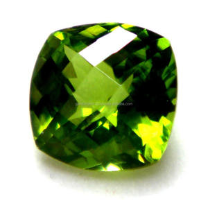 พลอยเพอริดอทธรรมชาติ กึ่งมีค่า รูปทรงต่างๆ แบบหลวม ไม่มีการเจียระไน รูปทรงกลม ทรงคุชชั่น ทรงรี น้ำหนักมาก ขายส่ง อุปกรณ์ DIY เพอริดอท รับผลิตตามแบบ (OEM) - Product Image 3