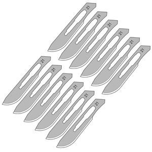 Lame de scalpel chirurgical #   21 instruments chirurgicaux de base - Product Image 1
