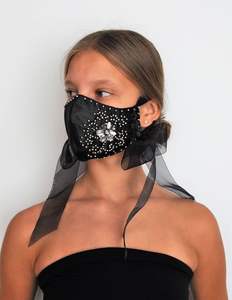2025 nouveaux superbes accessoires pour le visage avec perles élégantes perles de verre en cristal et broderie Zardozi pour la fête et le mariage - Product Image 1