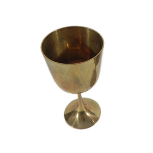 Metal Brass Shine Polished High Quality Wine Glass Goblet Tabletop Wine Goblet Metal Brass Wine Goblet - Product Image 1