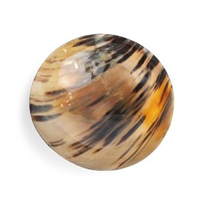 โบราณตกแต่งฮอร์นชามที่มีฐานเหล็กเครื่องครัวลึกฮอร์นชามสำหรับขนาดที่กำหนดเองที่มีสีธรรมชาติชามราคาต่ำ - Product Image 4