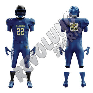 Uniforme de fútbol americano Nombre del equipo personalizado Diseño de logotipo Libre Popular Transpirable Peso ligero Tela de calidad premium - Product Image 6