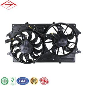 อะไหล่รถยนต์ขายส่ง พัดลมหม้อน้ำ คอนเดนเซอร์ สำหรับ FORD FOCUS 2.0L DOHC พร้อมระบบปรับอากาศ ปี 03'~04' รุ่น 3S4Z-8C607CD - Product Image 1