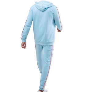 Nuevo diseño de los hombres ropa deportiva gimnasio corriendo ropa sudaderas con capucha Jogger trajes de chándal - Product Image 3