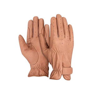 Guantes de cuero genuino ecuestres para montar a caballo, Material ligero para deportes al aire libre, carreras, invierno, venta al por mayor - Product Image 4