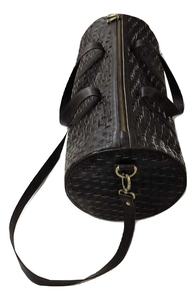 Premium Quality Genuine Weaved <b>Leather</b> <b>Duffel</b> <b>Bag</b> High End <b>Duffel</b> <b>Bags</b> - Product Image 4