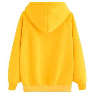 Sudadera con capucha personalizada para mujer, talla grande, estilo básico, de felpa, con logo personalizado por transferencia térmica, nueva moda. - Product Image 6