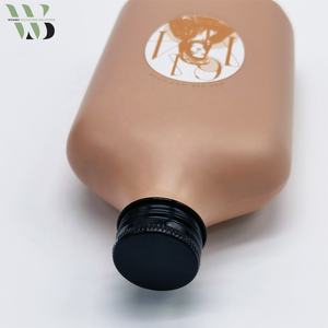 Botella de vidrio con tapa para envasado de bebidas, botella de vidrio con impresión personalizada, color marrón, <span class=keywords><strong>2022</strong></span> ml, 200ml, 250ml, 350ml - Product Image 5