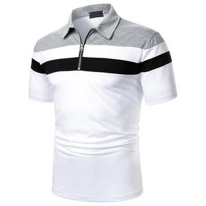Camiseta de algodón de alta calidad para hombre, uniforme personalizado, Polo liso de Golf, color blanco, con logotipo de tu marca - Product Image 3
