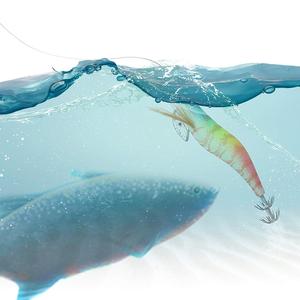 Mồi Câu Mực Phát Sáng Bán Chạy Có Lưỡi Câu, Mồi Câu Cá Tôm Bộ Mồi Câu Nhân Tạo Mắt 3D #2.5,#3.0,#3.5 - Product Image 6