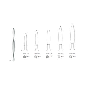 Mango de bisturí quirúrgico de alta calidad, hoja de diferente tamaño, 35mm - Product Image 6