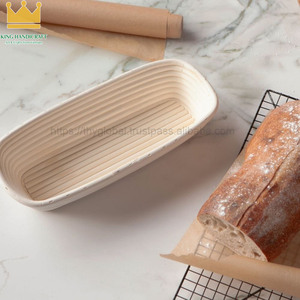 Banneton rectangular de diseño, cesta de alta calidad, 100% natural, rectangular, venta al por mayor de fábrica, nuevo diseño - Product Image 1