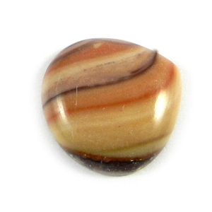 Cabujón de jaspe rojo natural de 19x18mm para la elaboración de joyas - Product Image 1