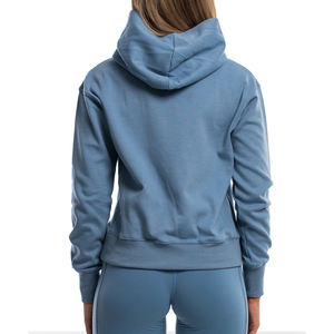 2021 meilleure vente femmes hiver mode pull à capuche Logo personnalisé haute qualité éponge sweat Sport Style col à capuche - Product Image 2