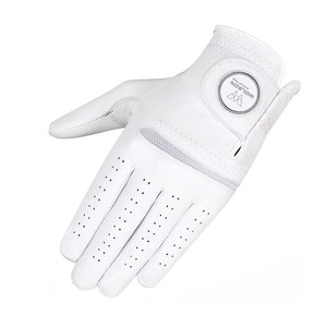 Gants de golf Guantes Nouveau design en peau de mouton Gants de golf en cuir Cabretta personnalisés Gants de golf professionnels en cuir Cabretta Unisexe. - Product Image 1