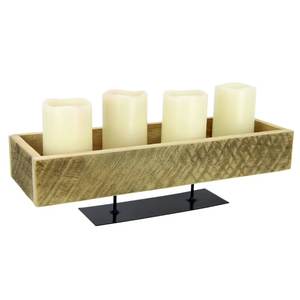 เชิงเทียนไม้สำหรับตกแต่งคริสต์มาสและตกแต่งบ้านสำหรับงานแต่งงาน ขายส่ง - Product Image 4