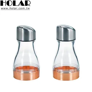 Holar-aceite de oro rosa hecho en Taiwán, vinagrera con sal, pimienta