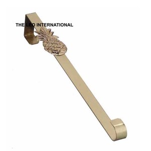 Cintre de guirlande antique en acier inoxydable métal laiton luxe pour la maison hôtel noël décoratif cintre de guirlande de noël - Product Image 1