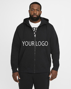 Sudadera con capucha de algodón y forro polar de alta calidad, con cremallera completa, personalizada, nueva - Product Image 6