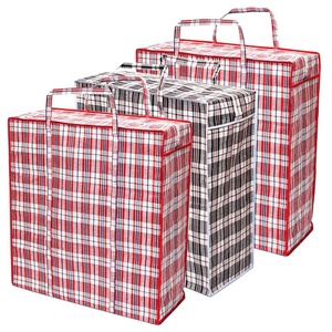high-capacity waterproof heavy duty extra large zip tote House storage moving bag