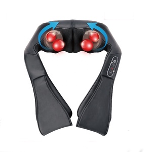 Xiamen usine personnalisé haute qualité shiatsu cou et épaule masseur machine sans fil cervicale massage châle avec chaleur - Product Image 1
