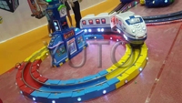 Équipement de divertissement intérieur de château de train à grande vitesse | Parc à thème extérieur, équipement de divertissement pour enfants à vendre