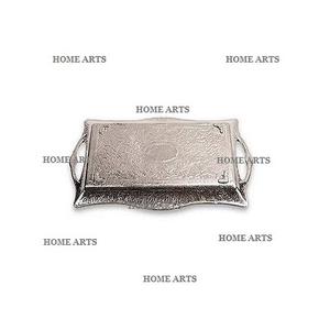 Plateau de service thé-café de qualité supérieure en aluminium couleur argent plateau de service bonbons-collations à bon prix - Product Image 1