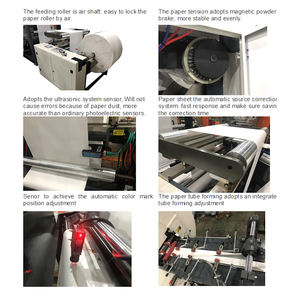 Máquina de fabricación de bolsas de papel, grado automático 100%, con impresora de 4 colores - Product Image 6