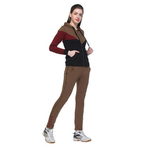 Survêtement personnalisé pour femme avec fermeture éclair, style streetwear, grande taille, respirant, coupe-vent, séchage rapide, design personnalisé pour la saison hivernale - Product Image 3