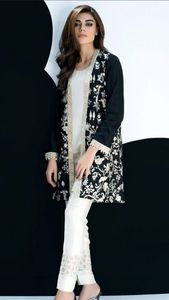 Chaqueta de EMBROIDERY---ON elegante con TOP, vestido de fiesta de PANT---FOR con apliques, trabajo para fiesta/boda = 2021 - Product Image 2