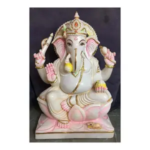 No.1 Best Quality Makrana Marble Lord Ganesha Sculpture