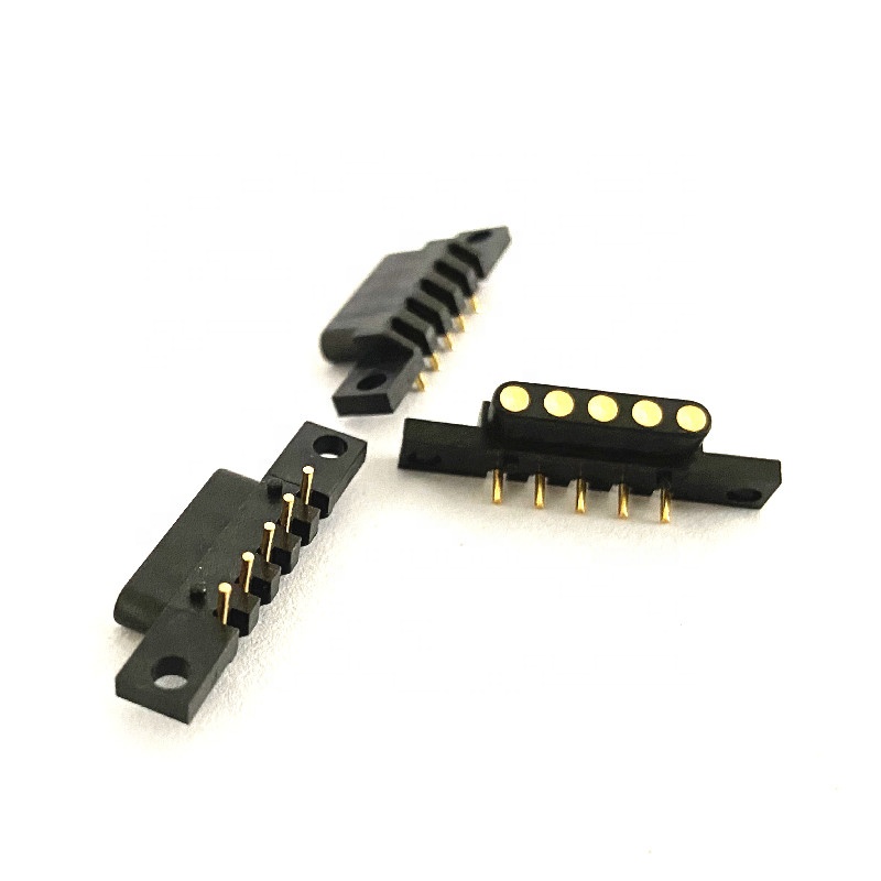 Handheld Tablet Use Wireless 5PIN Female Power Charging Pogo PIN Connector