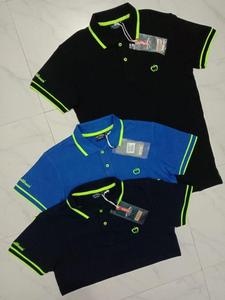 Polos de algodón informales para hombre, manga corta, marca Overrun, con etiquetas, botones, cuello vuelto, lote de camisetas - Product Image 2