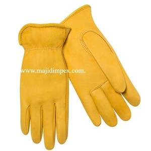 Guantes de Conducción Unisex Personalizados de Cuero Vacuno Genuino de Alta Calidad con Rayas - Product Image 2