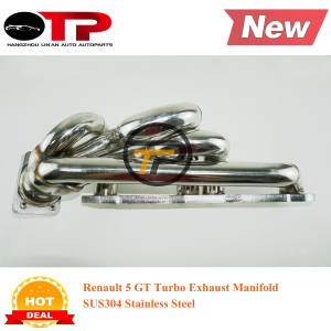 Pipre d'échappement OTP pour collecteur d'échappement en acier inoxydable SS304 pour Re nault R5 GT TUR BO - Product Image 5