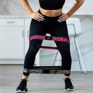 Bande de résistance en tissu robuste pour femmes, levage de poids, bande de résistance, Logo personnalisé, bon marché, confortable et forte pour les hanches - Product Image 2