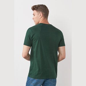 Camiseta de manga corta de diseño sólido informal para hombre para Fitness, correr, entrenamiento de Yoga, Camiseta deportiva - Product Image 2