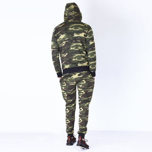 <b>Top</b> Quality Factory Price <b>Men</b> OEM High Quality Camouflage Printed Tracksuits <b>Fleece</b> Fabric - Product Image 4