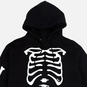 Sweat-shirts surdimensionnés en polaire écologiques de haute qualité pour hommes 2024, impression personnalisée, broderie, strass, streetwear d'hiver, sweat-shirt à capuche - Product Image 5