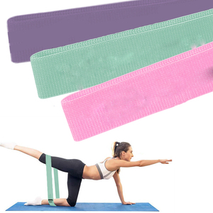 Bandas elásticas de resistencia para hacer ejercicio, bandas de Tela con estampado personalizado, respetuosas con el medio ambiente, para Fitness - Product Image 2